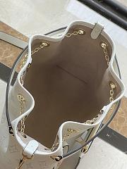 Fortok Louis Vuitton Bundle Bag White Monogram Embossed Calfskin M11283 28x20x11cm - 4