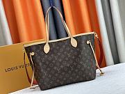 Fortok Louis Vuitton Neverfull Inside Out MM Bag Red M11947 31x28x14cm - 4
