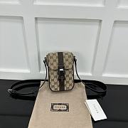 Fortok Gucci Mini GG Messenger Bag 802099 12x19x6cm - 1