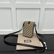 Fortok Gucci Mini GG Messenger Bag 802099 12x19x6cm - 4