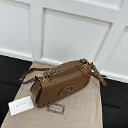 Fortok Gucci Blondie Small Top Handle Bag Brown 802099 27x17x7.5cm - 6