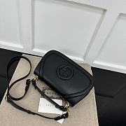 Fortok Gucci Blondie Small Top Handle Bag Black 802099 27x17x7.5cm - 6