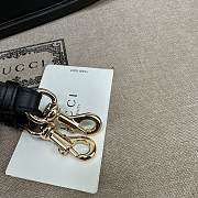 Fortok Gucci Blondie Small Top Handle Bag Black 802099 27x17x7.5cm - 5