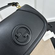 Fortok Gucci Blondie Small Top Handle Bag Black 802099 27x17x7.5cm - 3