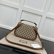 Fortok Gucci Blondie Small Top Handle Bag Beige & Brown 802099 27x17x7.5cm - 2