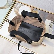 Fortok Dior Toujours Bag Beige & Black Graphic Cannage Calfskin 28.5x21.5x17cm - 3