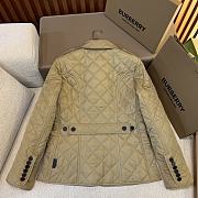 Fortok Burberry Frankby Quilted Jacket in Beige / Black  - 2