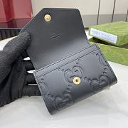 Fortok Gucci GG Card Case Black Leather 772792 11x7.5cm - 4
