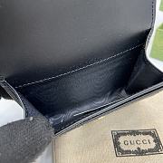 Fortok Gucci GG Card Case Black Leather 772792 11x7.5cm - 2