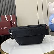 Fortok Gucci Small Belt Bag Black With Gucci Logo 804262 32x17x5cm - 1
