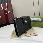 Fortok Gucci GG Wallet Black Black GG Leather 790131 13x8.5x2cm - 5