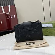 Fortok Gucci GG Wallet Black Black GG Leather 790131 13x8.5x2cm - 3