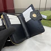 Fortok Gucci GG Wallet Black Black GG Leather 790131 13x8.5x2cm - 4