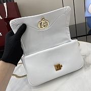 Fortok Gucci GG Milano Small Handbag White 806017 21x12.5x4.6cm - 2