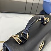 Fortok Gucci GG Milano Small Handbag Black 806017 21x12.5x4.6cm - 6