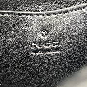 Fortok Gucci GG Milano Small Handbag Black 806017 21x12.5x4.6cm - 4