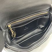Fortok Gucci GG Milano Mini Top Handle Bag Black Puffy Quilted Leather 806017 21x12.5x4.6cm - 5