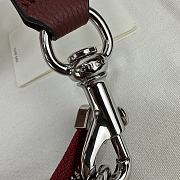 Fortok Gucci B Small Crossbody Bag Burgundy 801887 40x31x3cm - 5