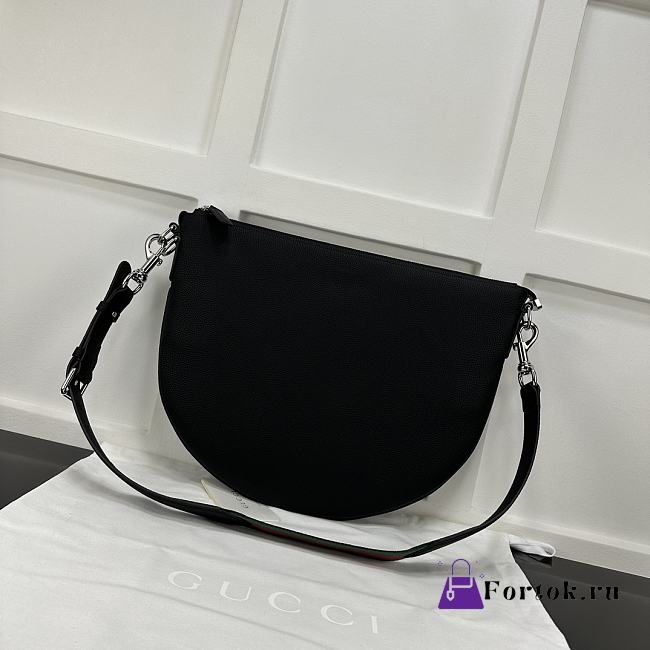 Fortok Gucci B Small Crossbody Bag Black 801887 40x31x3cm - 1