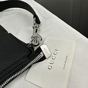 Fortok Gucci B Small Crossbody Bag Black 801887 40x31x3cm - 5