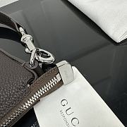 Fortok Gucci B Small Crossbody Bag Dark Brown 801887 40x31x3cm - 6