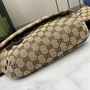 Fortok Gucci Small GG Belt Bag Beige & Ebony Original GG Canvas 804262 32x17x5cm - 4
