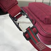 Fortok Gucci GG Crossbody Bag Burgundy 802096 34x15x10cm - 6