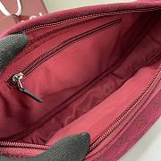 Fortok Gucci GG Crossbody Bag Burgundy 802096 34x15x10cm - 4