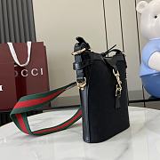 Fortok Gucci Mini Bucket Shoulder Bag Black 782919 16x19.5x5.5cm - 5