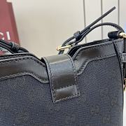 Fortok Gucci Mini Bucket Shoulder Bag Black 782919 16x19.5x5.5cm - 3