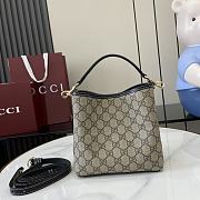 Fortok Gucci Ophidia Bag Beige & Brown 815118 20.5x18x11.5cm - 1