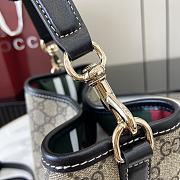 Fortok Gucci Ophidia Bag Beige & Brown 815118 20.5x18x11.5cm - 6