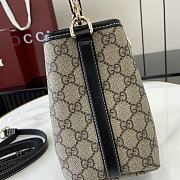 Fortok Gucci Ophidia Bag Beige & Brown 815118 20.5x18x11.5cm - 2