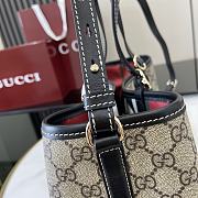 Fortok Gucci GG Shopping Bag Beige & Black 815214 31x18x11cm - 6
