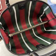 Fortok Gucci GG Shopping Bag Beige & Black 815214 31x18x11cm - 3