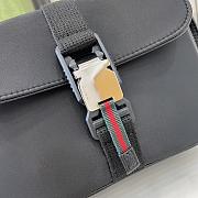 Fortok Gucci Super Mini Shoulder Bag Black 800313 20x14x5.5cm - 2
