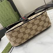 Fortok Gucci GG Mini Crossbody Bag Beige & Ebony Original GG Canvas 802100 20x14x6.5cm - 4