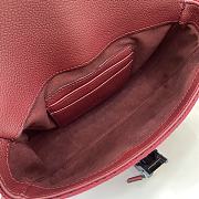 Fortok Gucci GG Mini Crossbody Bag Red Original GG Canvas 802100 20x14x6.5cm - 5