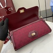 Fortok Gucci Luce Small Shoulder Bag Red 786027 12.5x 27.5x6.5cm - 4