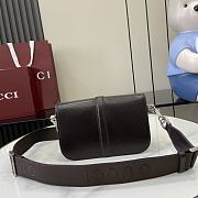 Fortok Gucci GG Super Mini Bag Beige & Ebony Original GG Canvas And Leather 795213 13x20x5cm - 5