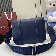 Fortok Gucci GG Crossbody Bag Beige & Blue Original GG Canvas 794872 29x21x7.5cm - 6