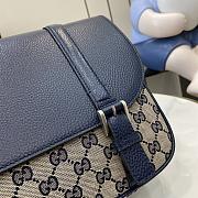 Fortok Gucci GG Crossbody Bag Beige & Blue Original GG Canvas 794872 29x21x7.5cm - 4