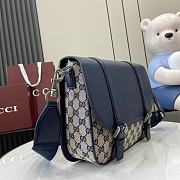 Fortok Gucci GG Crossbody Bag Beige & Blue Original GG Canvas 794872 29x21x7.5cm - 3