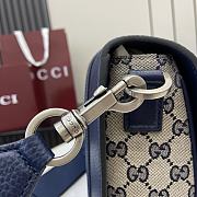 Fortok Gucci GG Crossbody Bag Beige & Blue Original GG Canvas 794872 29x21x7.5cm - 2