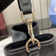 Fortok Gucci GG Emblem Mini Bucket Bag Black 816118 19x18x11cm - 4