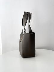 Fortok Saint Laurent LE 5 À 7 Bea Tote Bag In Light Musk Grained Leather 763435 50x28x18cm - 6