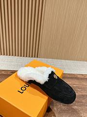 Fortok Louis Vuitton Soho Open Back Loafer Black - 6