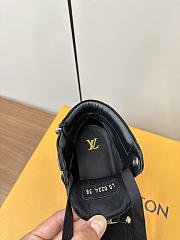 Fortok Louis Vuitton Checker Ankle Boots Black - 5