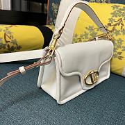 Fortok Valentino Garavani VLogo 1960 Nappa Leather Shoulder Bag White 26x13x9cm - 6