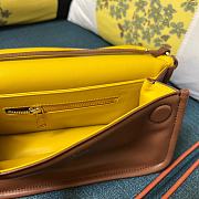 Fortok Valentino Garavani VLogo 1960 Nappa Leather Shoulder Bag Brown 26x13x9cm  - 5
